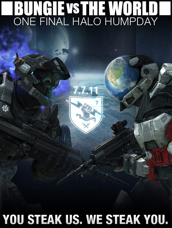A promotional poster for the Bungie Day 2011 event in Halo: Reach.
