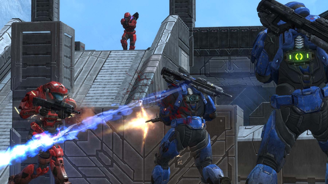 A screenshot of a multiplayer match in Halo: Reach.