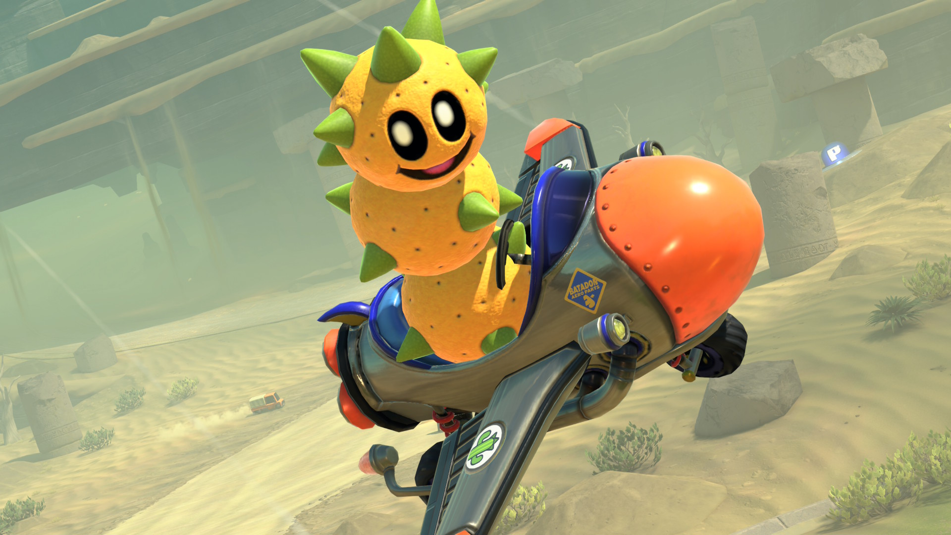 A screenshot from Mario Kart World.