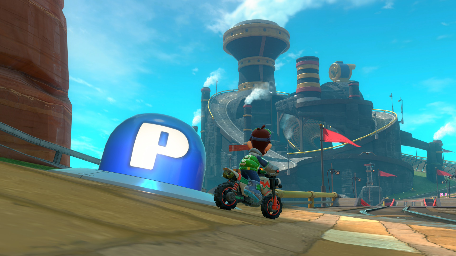 A screenshot from Mario Kart World.