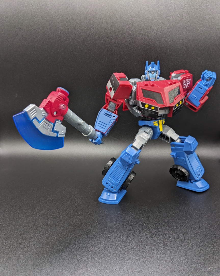A picture of Legacy: United Animated Universe Optimus Prime in robot mode.