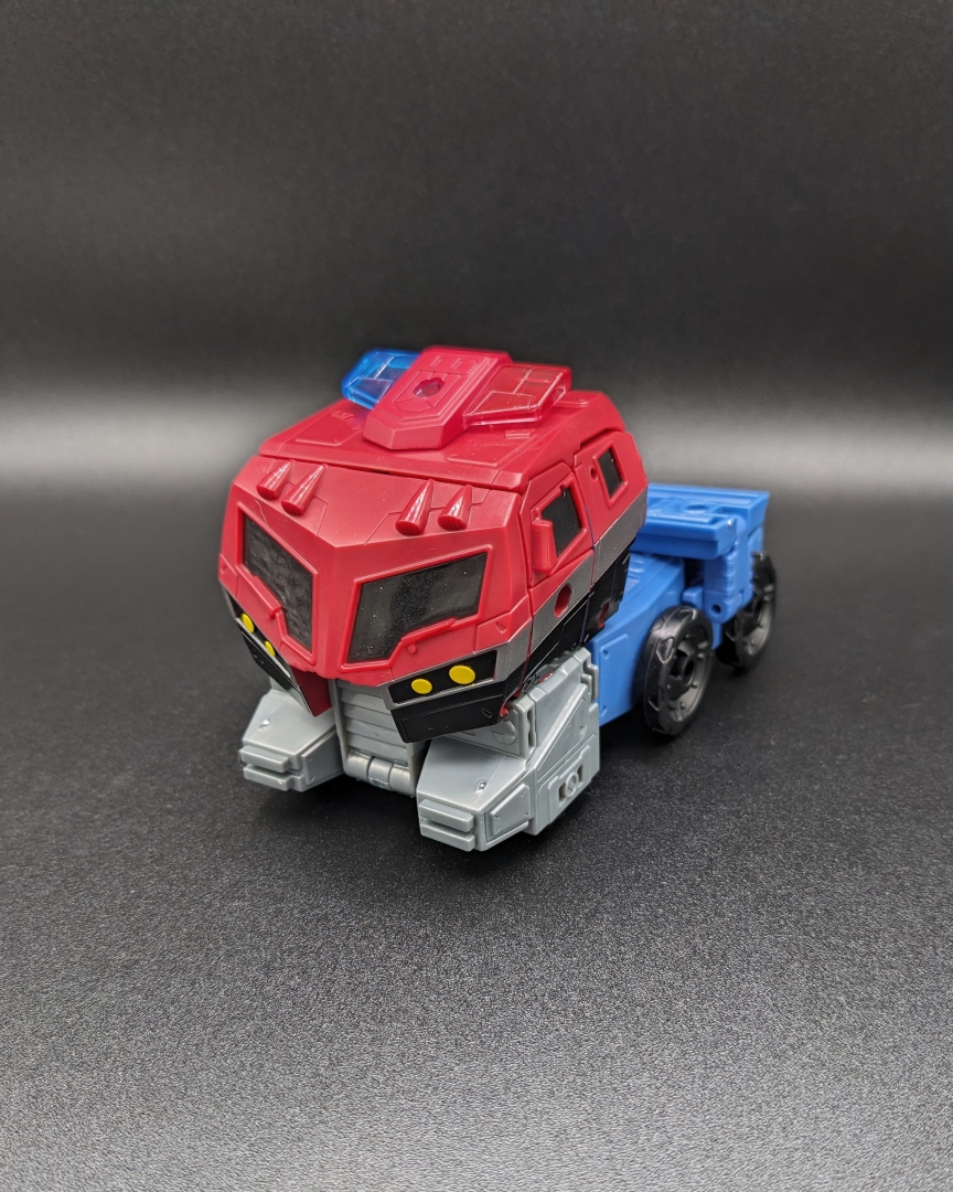 A picture of Legacy: United Animated Universe Optimus Prime in vehicle mode.