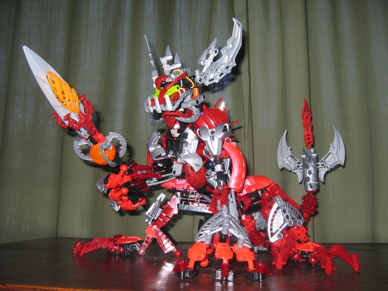 A picture of the original Makuta Miserix model.