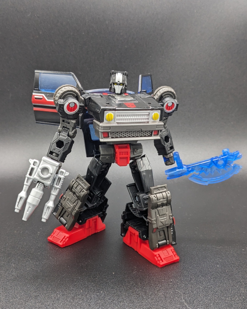 A picture of Burn Out in robot mode.