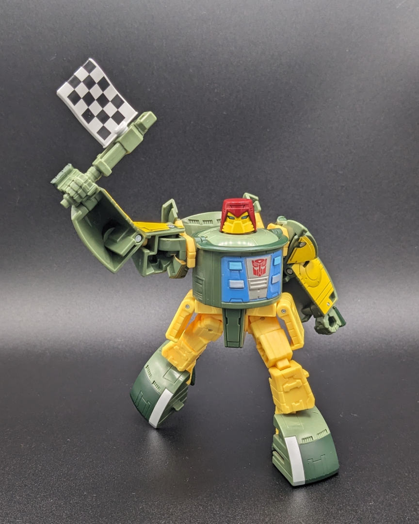 A picture of Cosmos in robot mode.