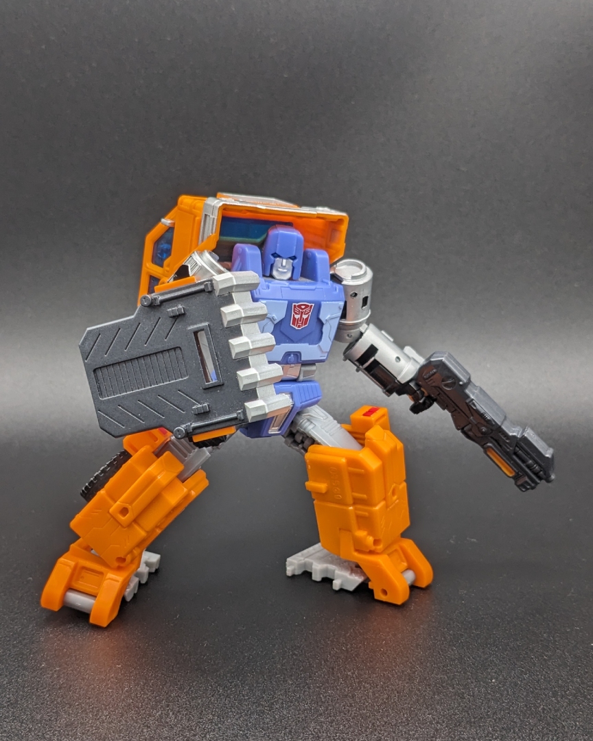 A picture of Huffer in robot mode.