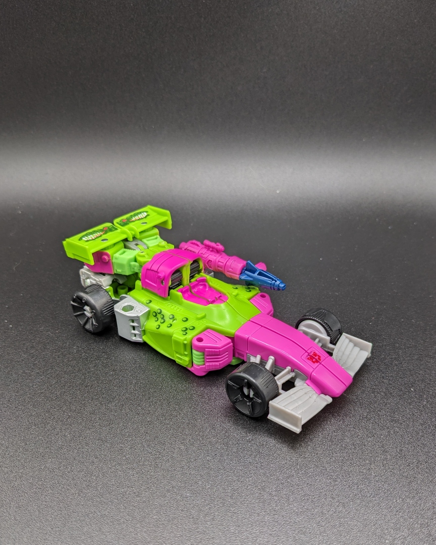 A picture of Mirage in vehicle mode.