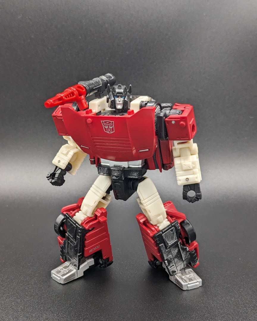 A picture of War for Cybertron: Siege Sideswipe in robot mode.