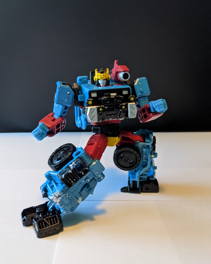 A picture of Hot Shot's robot mode.