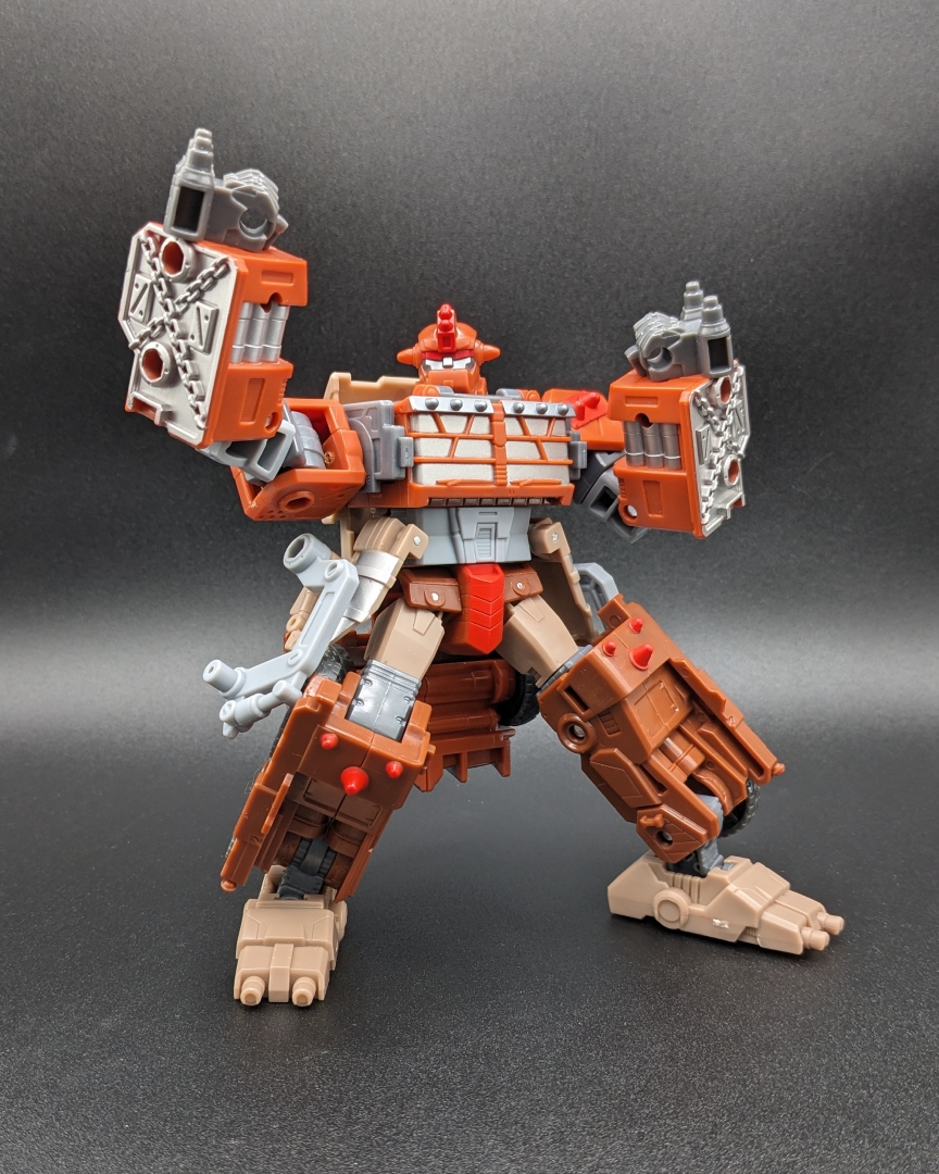 A picture of Trashmaster in robot mode.