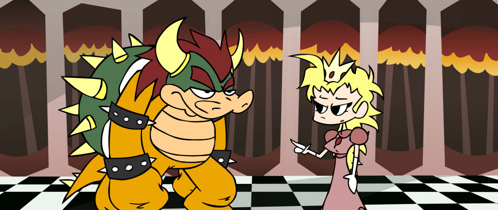 A shot from the Ignorance is Bliss Flash animation.