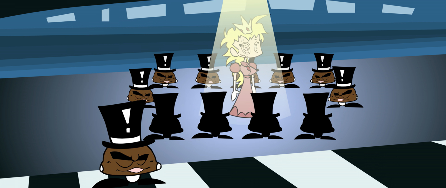 A shot from the Ignorance is Bliss Flash animation.
