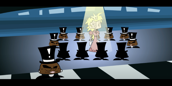 A shot from the Ignorance is Bliss Flash animation