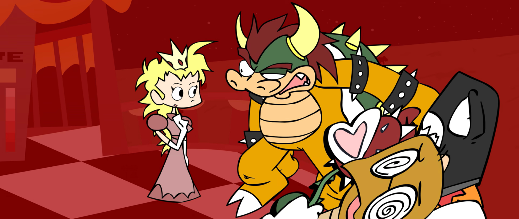 A shot from the Ignorance is Bliss Flash animation.